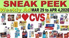 CVS Weekly Ad Sneak Peek | CVS Weekly Mar 29 to Apr 4,2020 Flyer | CVS Weekly Ad