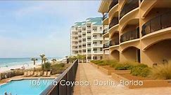 Destin Florida 4BR Gulf Front Vacation Rental Condo, 106 Villa Coyaba