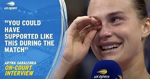 Aryna Sabalenka On-Court Interview | 2023 US Open Final