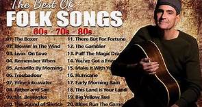 Top 100 Beautiful Folk Songs Of All Time - Classic Folk & Country Music 60's 70's 80'S Full Album