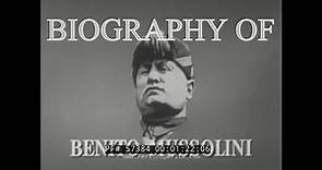 “ BENITO MUSSOLINI ” 1962 BIOGRAPHY OF ITALIAN FASCIST DICTATOR DOCUMENTARY FILM 57384