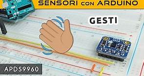 Sensore di riconoscimento gesti, luce, colore e prossimità (Sensori con Arduino)