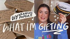 What I'm gifting this year + DIY wrapping paper! | VLOGMAS DAY 15