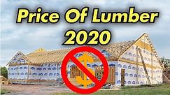 Lumber Prices - You Will Not Believe The Price Of Plywood And A 2x4!!!