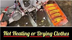 ✅Dryer Not Heating and Won't Turn On | How to Fix Roper Dryer that Won't Heat and Not Drying Clothes