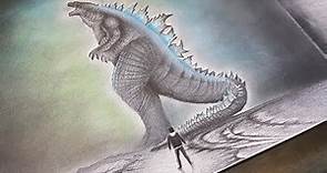 Dibujo de Godzilla 2019 King of the Monsters a Lápiz