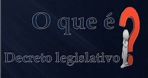 Decreto legislativo