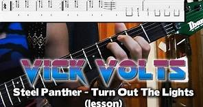 How to Play Turn Out the Lights by Steel Panther