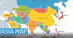 ASIA MAP : Asian Countries Maps, Satellite Images from Space