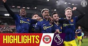 Brentford 1-3 Manchester United | Highlights | Premier League