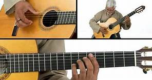 Classical Guitar Lesson - Pizzicato: Technique: Demo - Fareed Haque