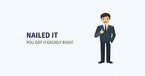 Nailed it meaning | Learn the best English Idioms