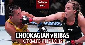 Katlyn Chookagian v Amanda Ribas | Two top flyweights on fire! | Official Fight Highlights