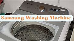 How To Clean & Maintain Samsung Top Load Washing Machine 5.0 Cu. Ft. WA50R5200AW
