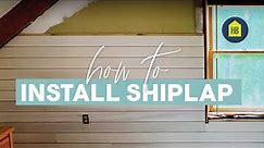 How to Install Shiplap I How To I HB