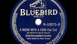 1938 Artie Shaw - A Room With A View (Helen Forrest, vocal)