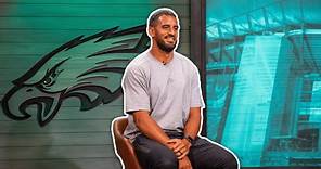 Marcus Mariota's First Press Conference with the Philadelphia Eagles