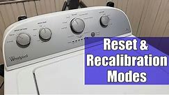 How to Do a Whirlpool Washer Reset & Recalibration