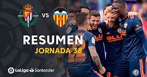 Resumen de Real Valladolid vs Valencia CF (0-2)