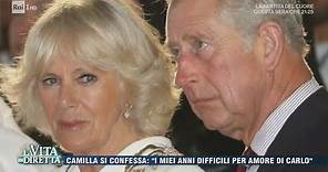Camilla racconta la vita vissuta per amore di Carlo - La Vita in Diretta 30/05/2017