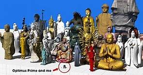 37 Tallest Statues in the World Height and Size Comparison 3D