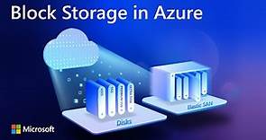 Block storage options with Azure Disk Storage and Elastic SAN