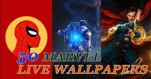 50 Amazing Marvel Superheroes Avengers Live Wallpapers