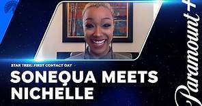 Sonequa Martin-Green On Meeting Nichelle Nichols | First Contact Day | Paramount+