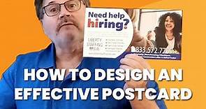 How to Design An EFFECTIVE Postcard | With Examples Of Postcards That Get Results