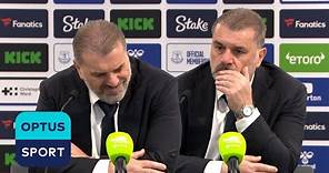 Ange Postecoglou rues his side's missed chances as Spurs drop points at Goodison | Press Conference