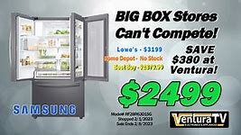 Samsung 28 cu.ft. refrigerator for only $2499
