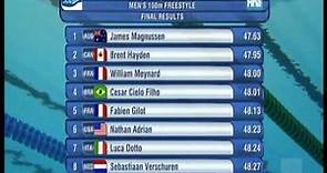 James Magnussen wins Mens 100m Freestyle -2011 World Championships