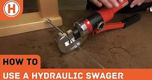 How To: Use a Hydraulic Swage Tool To Crimp Stainless Wire Balustrade Fittings | HAMMERSMITH