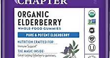 New Chapter Elderberry Gummies for Adults & Kids (2+), USDA Organic 64x Concentrated Elderberry for Immune Support, Great-Tasting Whole-Food Gummies, Vegan & Non-GMO - 60 ct