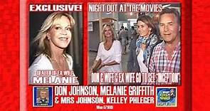 Don Johnson Ex Wife Melanie Griffith & Wife Kelley Pfleger @ INCEPTION