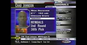 Bengals Select WR Chad Johnson (2001 NFL Draft)