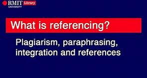 What is referencing?