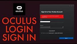 Oculus Login 2021 | Oculus Account Login Sign In | oculus.com Login