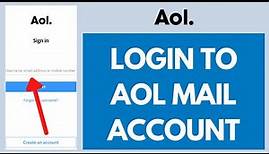 AOL Login: How to Sign in AOL Mail Account (2023)