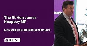 RUSI Latin America Conference Keynote with the Rt Hon James Heappey MP