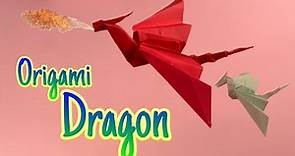 Easy origami dragon | How to fold an origami dragon