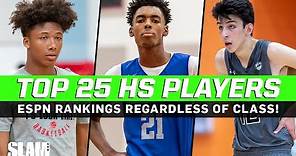 Best players in High School regardless of class⁉️ Updated ESPN Rankings 👀