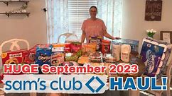 HUGE SAMS CLUB HAUL | September stock up!!