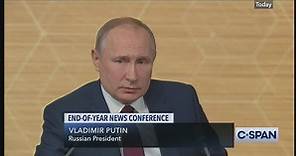 Russian President Putin Holds Annual News Conference