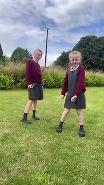 How cute do @rachelgorryx 's girls look in their new M&S school uniforms?! 🤩 The perfect reminder to check out our 20% off selected back to school uniforms but be quick - ends this Monday! Shop in store or online.👔🛍 #MyMarks #BackToSchool | Marks and Spencer