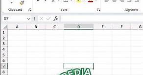 Insert data from Wikipedia in Excel shortcut #shorts