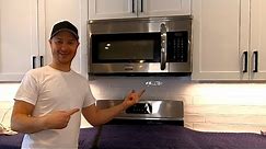 Installing an Over the Range Microwave Hood