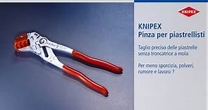 KNIPEX Pinza per piastrellisti – ideale per tagliare piastrell...