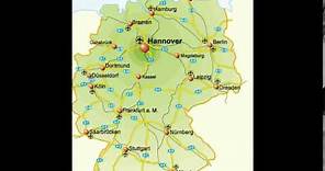 Germany Map with cities