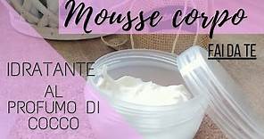 Mousse corpo idratante | Ricetta super facile | DIY moisturizing body mousse